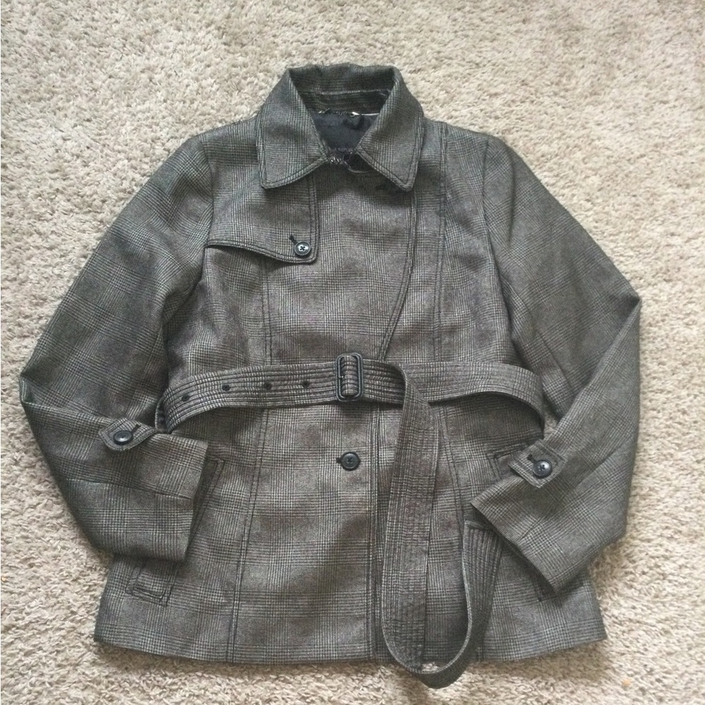 Belted Banana Republic Coat Jacket